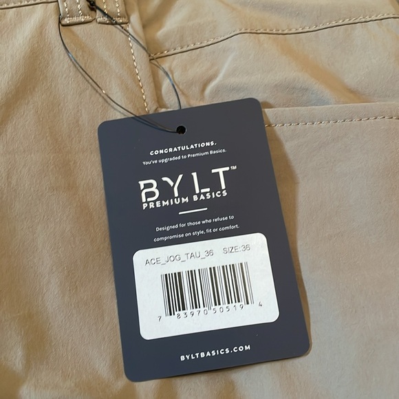 BYLT taupe Men’s dress joggers - Picture 6 of 6